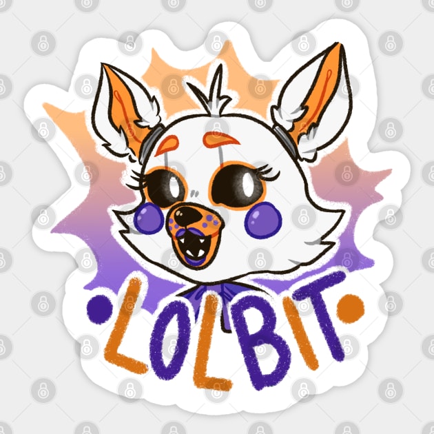 FNaF: Lolbit Sticker by Nullkunst